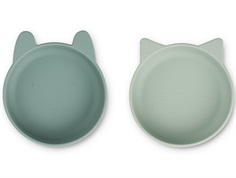 Liewood mint mix bowl Vanessa silicone (2-pack)